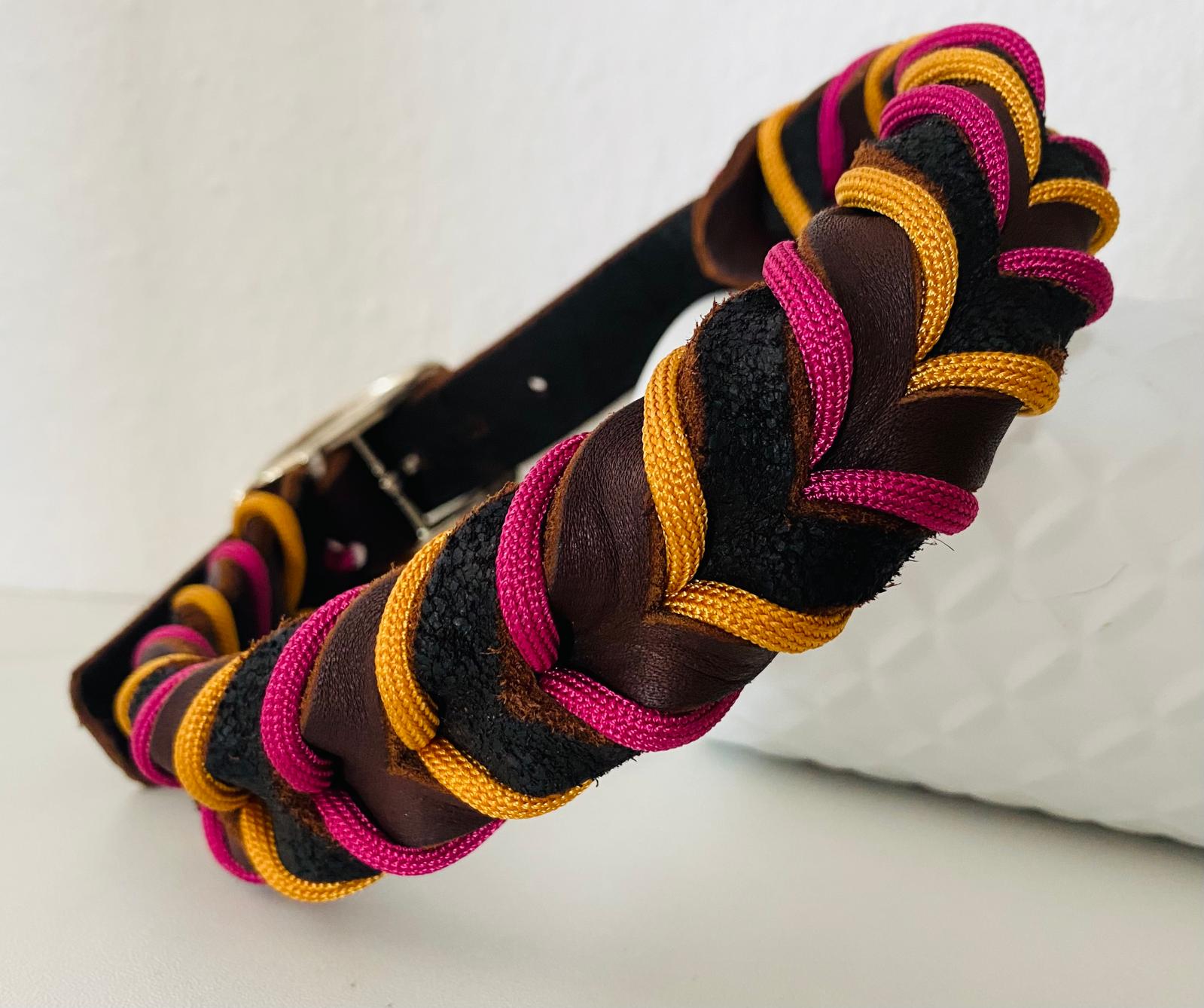 Fettleder Halsband