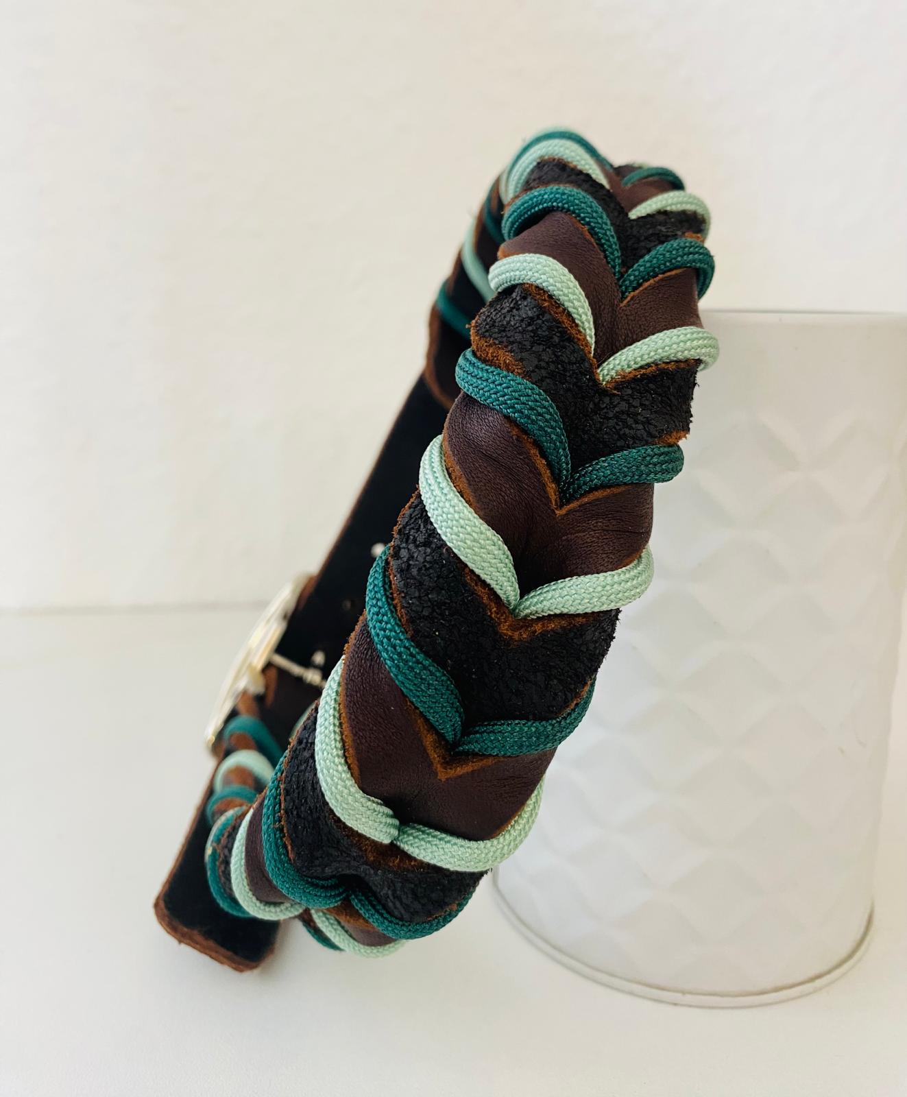 Fettleder Halsband