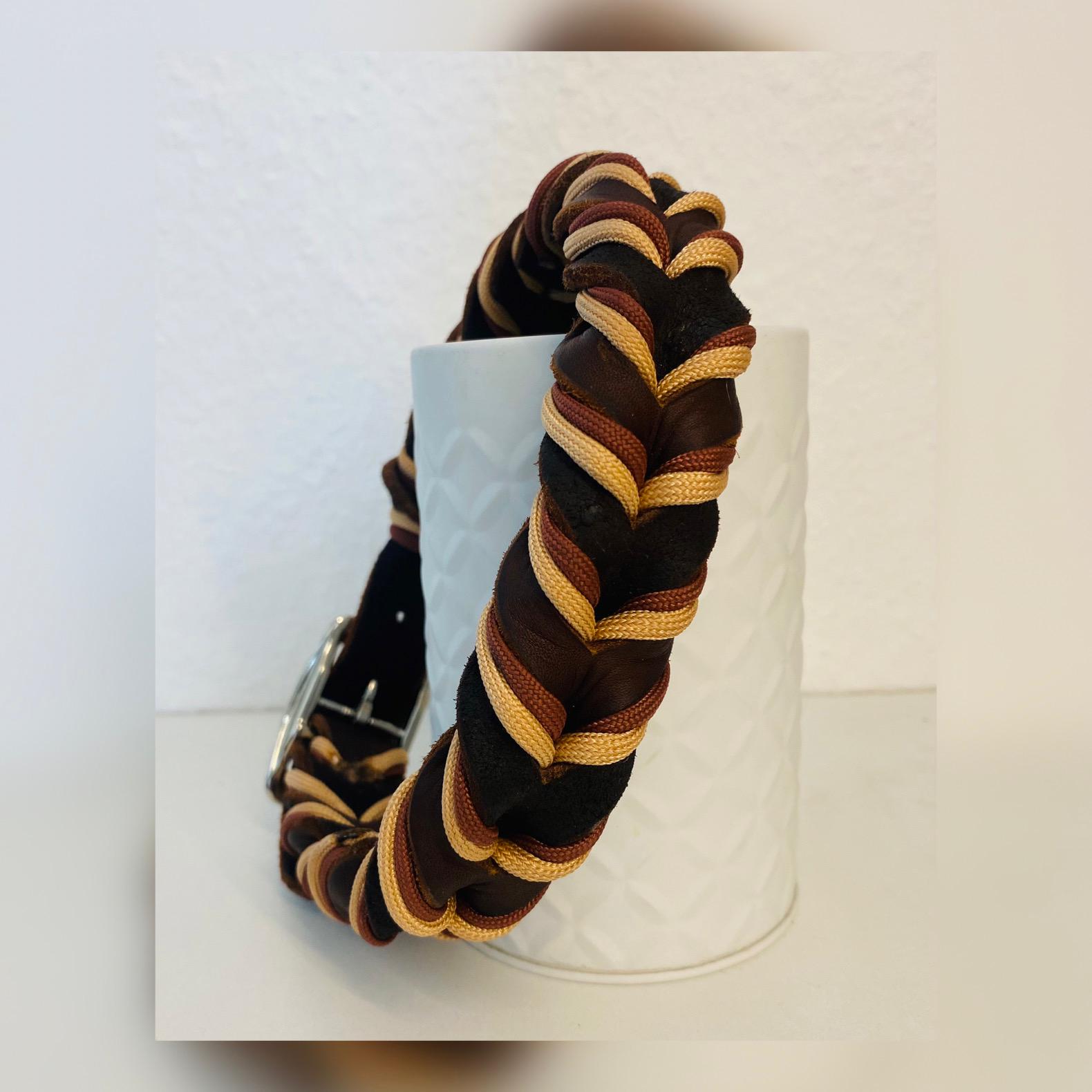 Fettleder Halsband
