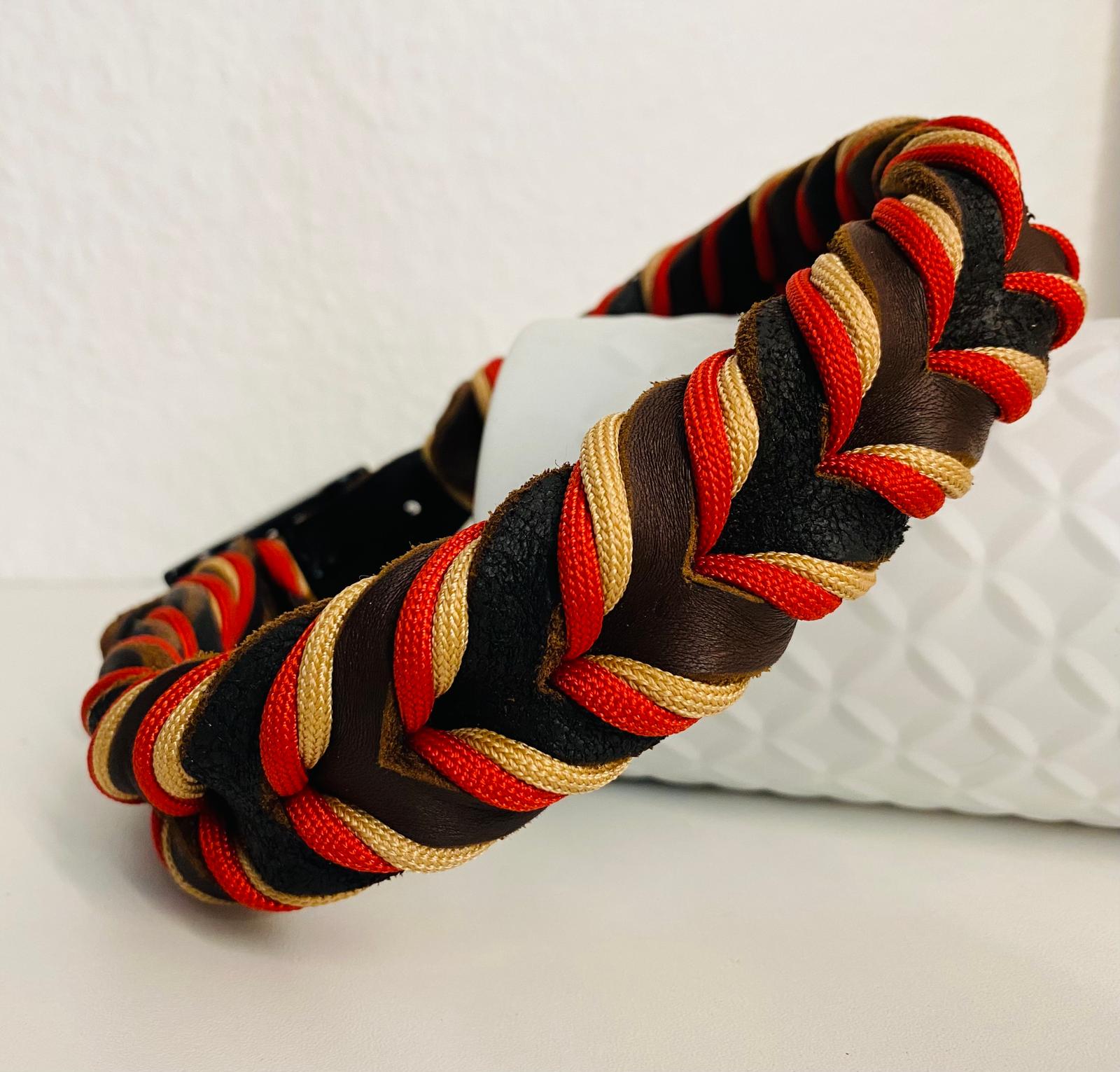 Fettleder Halsband